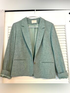 Pendleton Light Green Wool Blazer - size 10